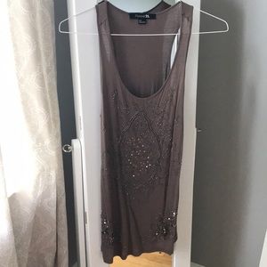 Forever 21 Tunic. Size S. Sequence & beaded.